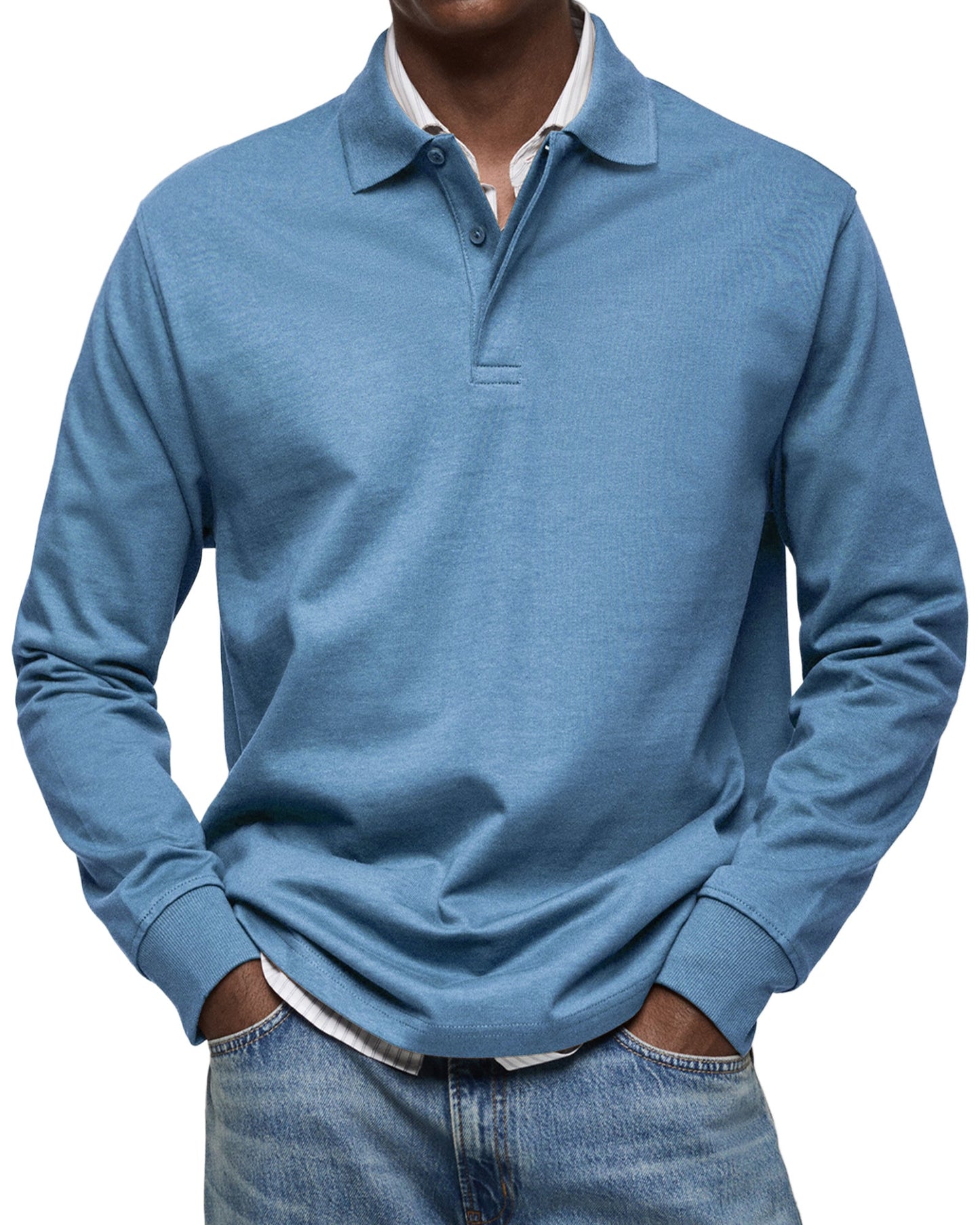 Alexandre™ | Polo Manches Longues Casual
