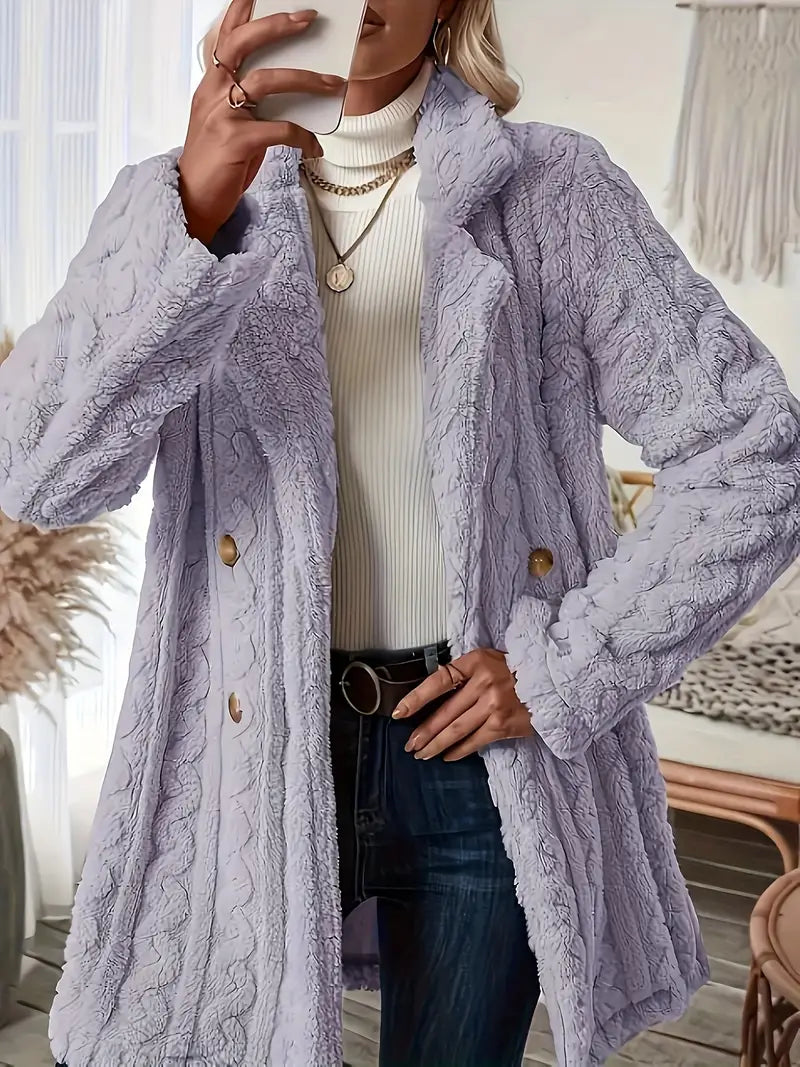Seraphina I Manteau d'hiver texturé
