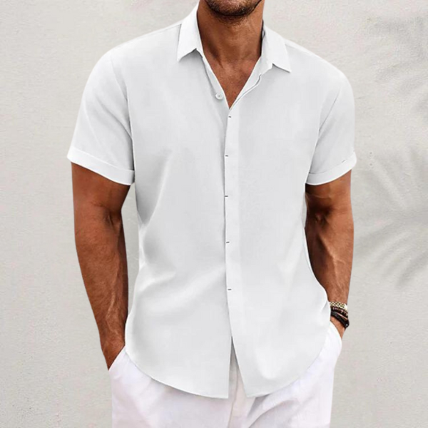 Noirval™ | Chemise en Lin Classique (1+1 gratuit)