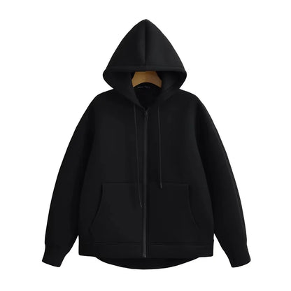 Zoé | Sweat à capuche zippé oversize