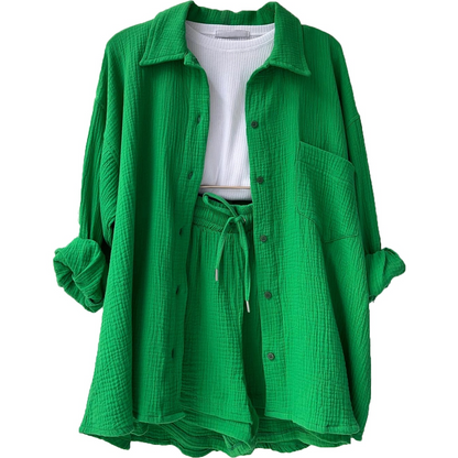 Montrel ™ - Ensemble Suzanne 2 Pièces Décontracté & Confortable